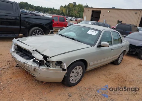 2004 Mercury Grand Marquis Gs from USA, damaged, VIN 2MEFM74W14X660611
